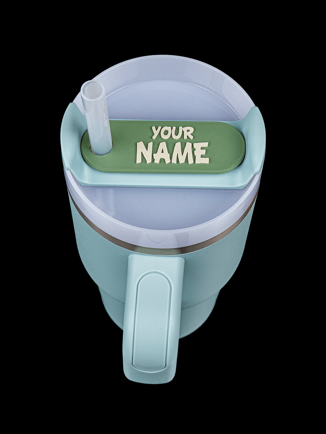 Personalized Straw Name Tags