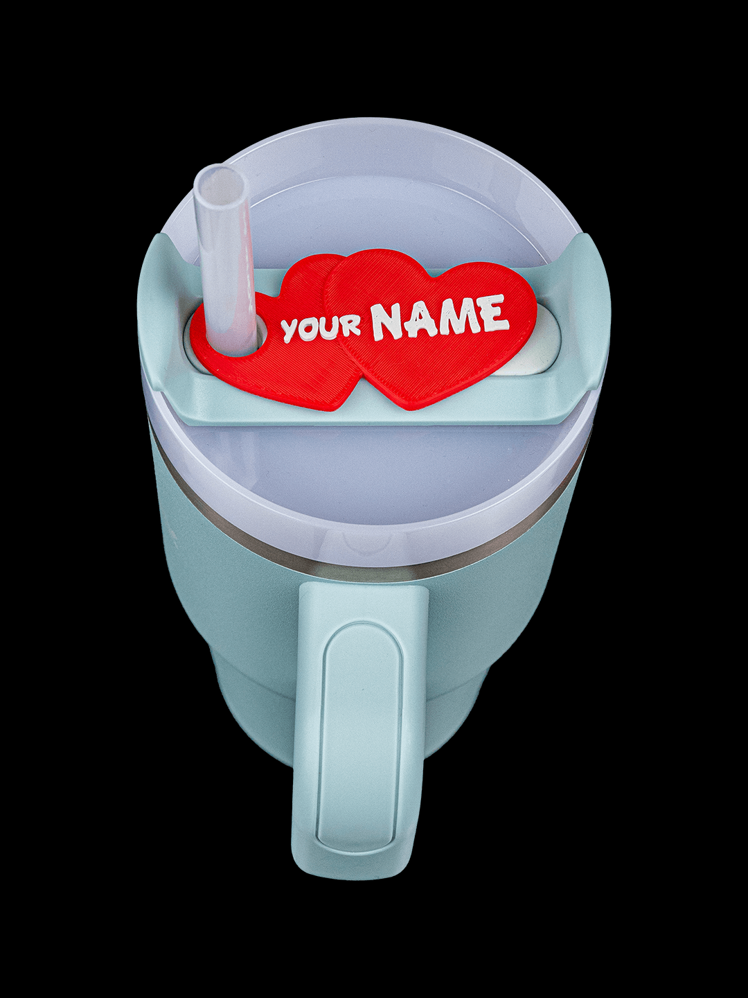 Personalized Straw Name Tags