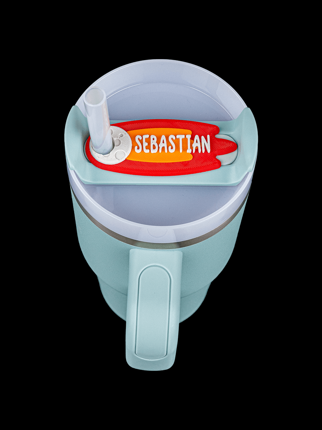 Personalized Straw Name Tags