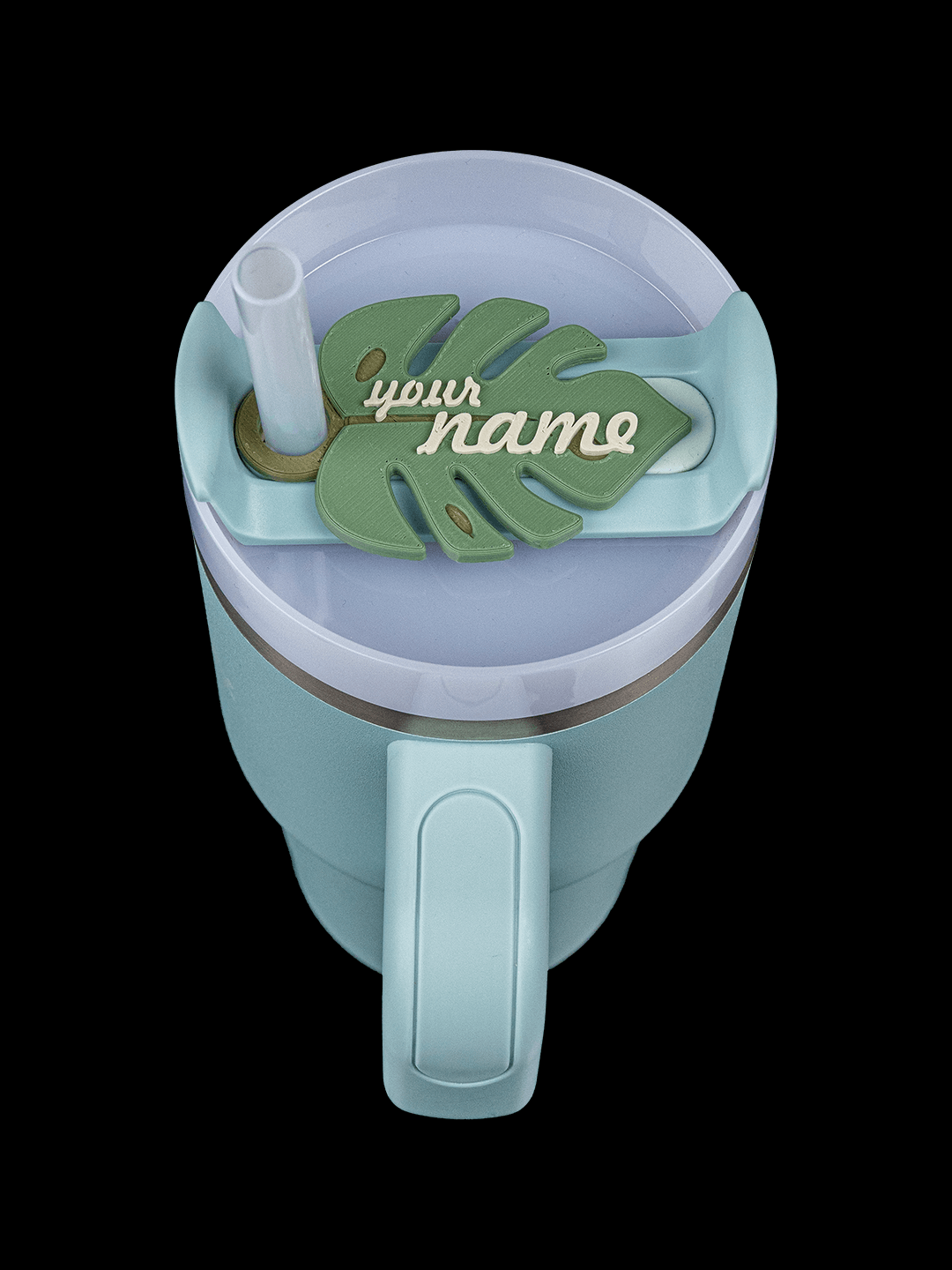 Personalized Straw Name Tags