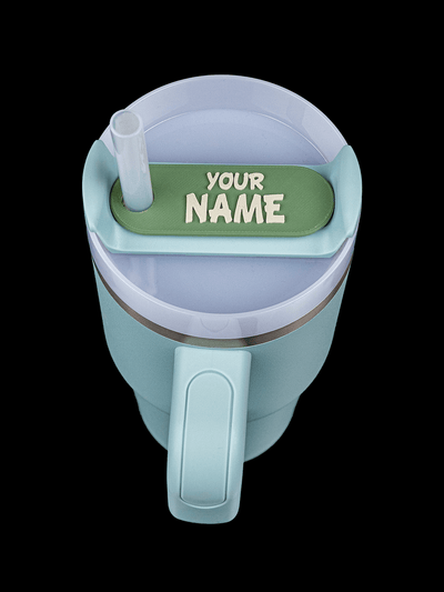 Personalized Straw Name Tags