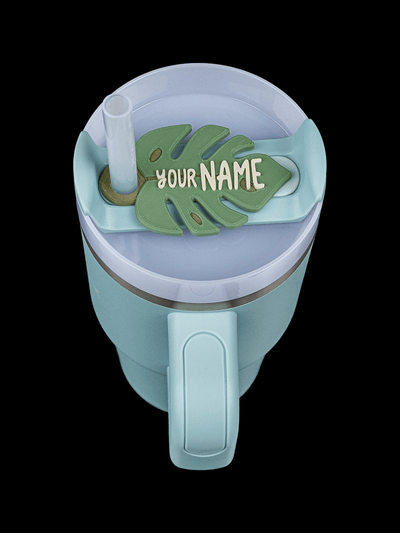 Personalized Straw Name Tags